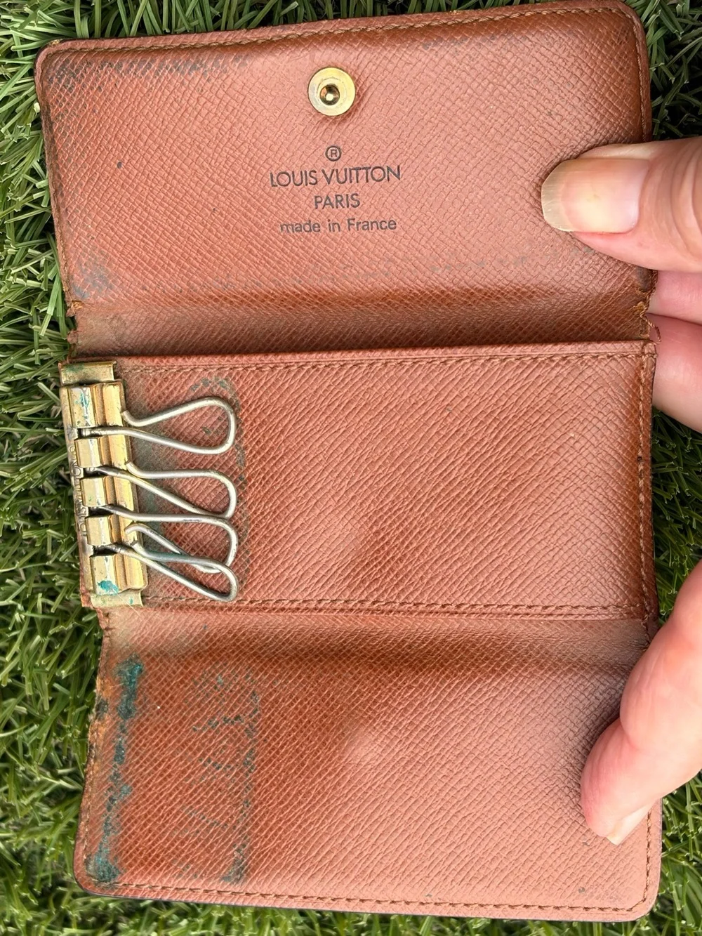 Louis Vuitton Monogram KeyCase 2000 France Datecode Authentic